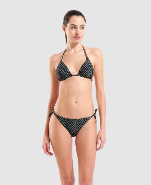 Arena costume da mare da donna Water Prints Bikini 007085506 zebra verde-nero