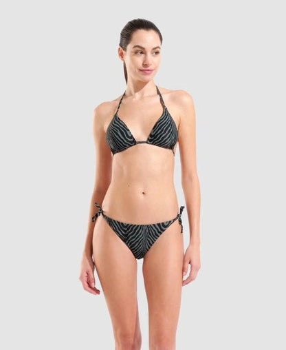 Arena costume da mare da donna Water Prints Bikini 007085506 zebra verde-nero