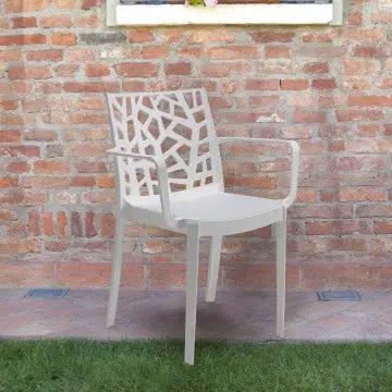 Matrix Sessel - Stapelbarer Sessel aus Polypropylen Maße: cm 55 x 58 x 82 H