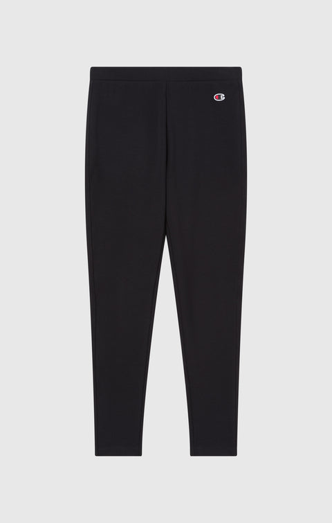 Champion Leggings Icons Felpato Interno 117567-KK001 Nero Donna - Pantalone Sportivo