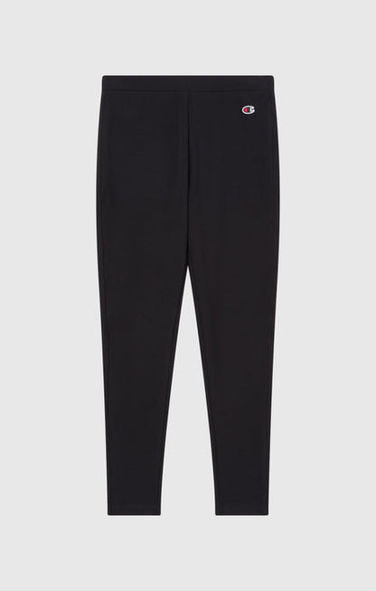 Champion Leggings Icons Felpato Interno 117567-KK001 Nero Donna - Pantalone Sportivo