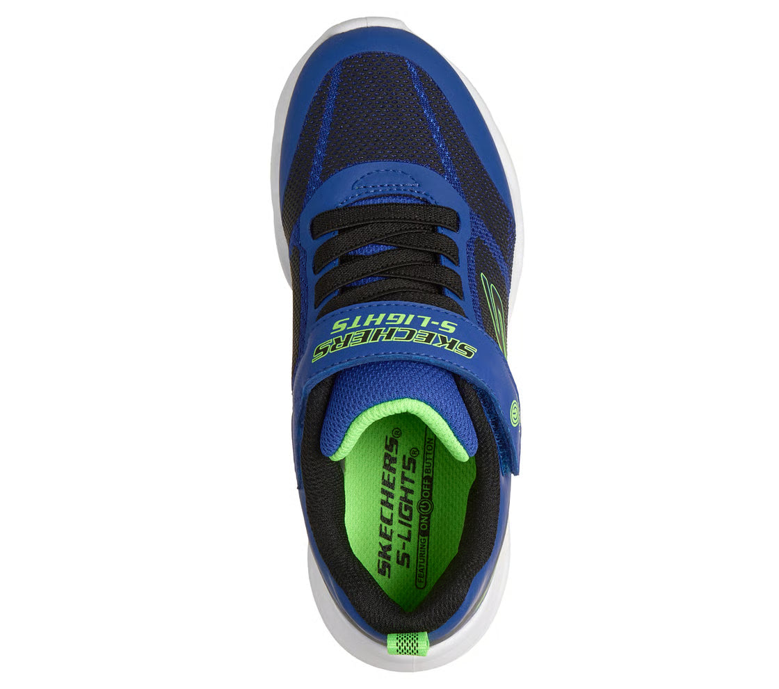 Skechers S-Lights Glide-Step Lights 400240LC/BLBK Junior Blu - Sneakers con Luci