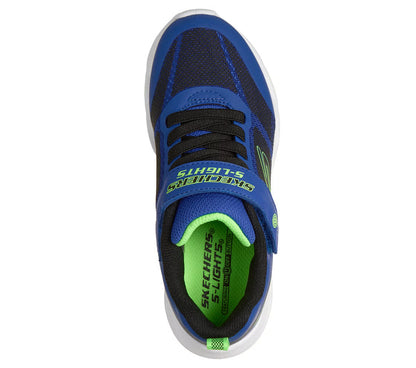 Skechers S-Lights Glide-Step Lights 400240LC/BLBK Junior Blu - Sneakers con Luci