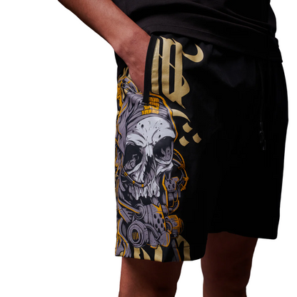 Dolly Noire Costume Boxer da uomo Desert Skull WW619-WC-01 nero