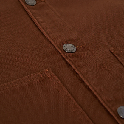 Dolly Noire giacca sfoderata in canvas da uomo Desert Skull Site JK619-JQ-03 beige scuro