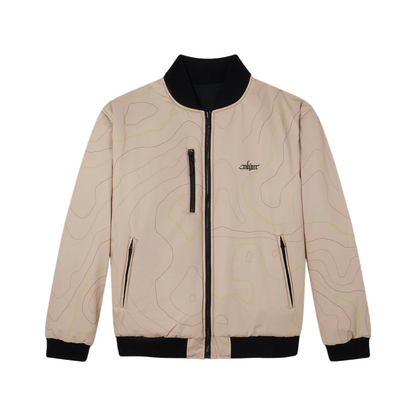 Dolly Noire giubbino bomber reversibile Luca Barcellona nero-beige