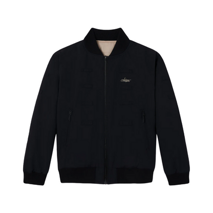 Dolly Noire giubbino bomber reversibile Luca Barcellona nero-beige