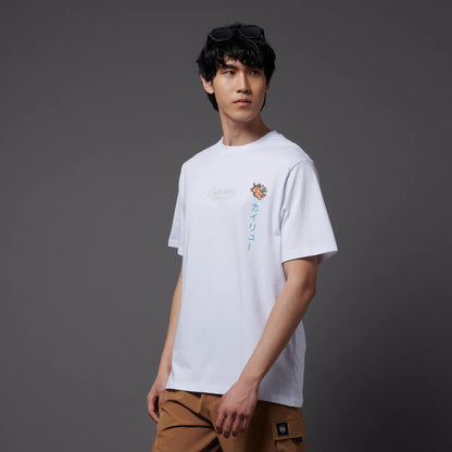 Dolly Noire Men's Dragonite Evolution Pokémon White T-Shirt - TS1153-TT-02