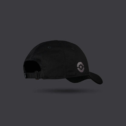 Dolly Noire Dad Hat Starters Pokémon Pixel Art Unisex Nero - HA1176-HB-01