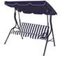 3-seater swing with steel frame Various Colours