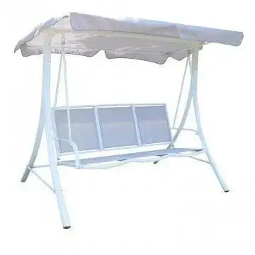 Dondolo Laconia: Bianco, 120x197x169 cm