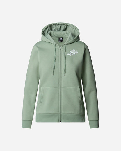 The North Face NF0A8EBVBQ1 Donna Verde - Felpa con Cappuccio