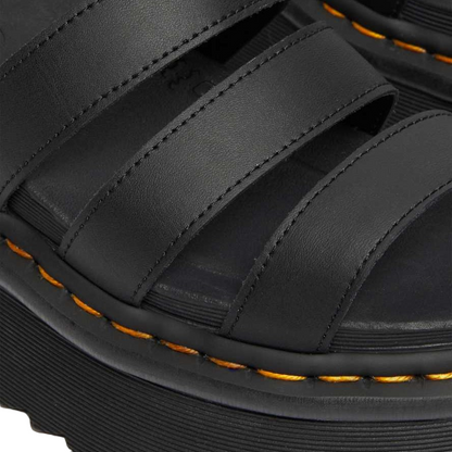 Dr. Martens Sandali Platform in pelle Blaire Hydro Stile Gladiatore 27296001 nero