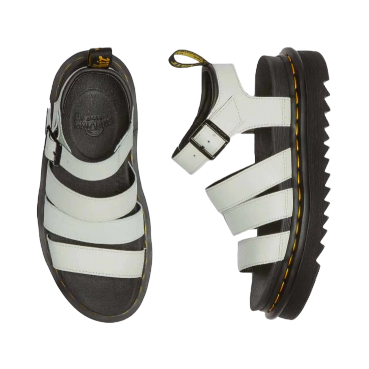 Dr. Martens sandalo da donna in pelle con cinturino Blaire Athena 31520763 fumo di menta