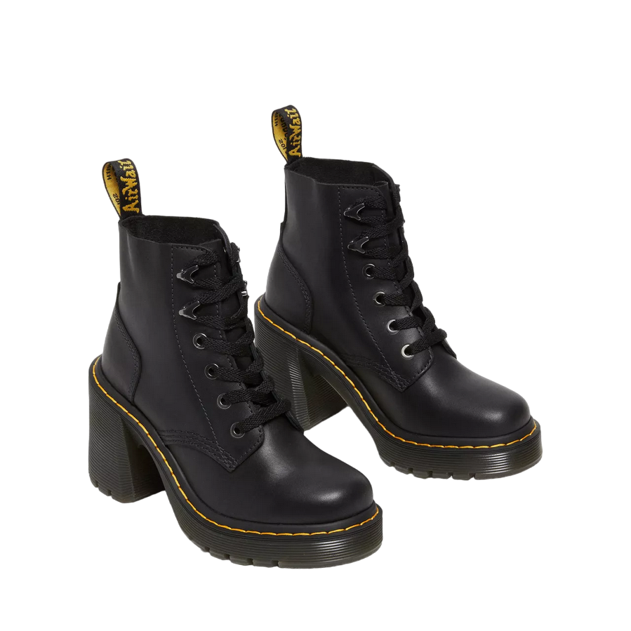 Dr. Martens stivale da donna in pelle con tacco Jesy 27613001 nero