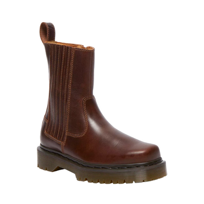 Dr. Martens Amaayah Lo Donna Marrone 32143243 - Stivaletto Chelsea Pelle Orleans