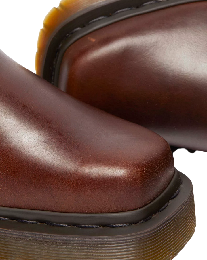 Dr. Martens Amaayah Lo Donna Marrone 32143243 - Stivaletto Chelsea Pelle Orleans