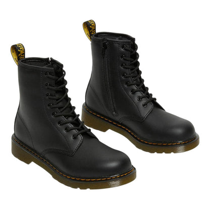 Dr. Martens 1460 Y Junior Black – Anfibio con Zip Laterale | Pelle Softy, Comfort e Stile Iconico