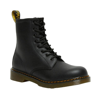 Dr. Martens 1460 Y Junior Black – Anfibio con Zip Laterale | Pelle Softy, Comfort e Stile Iconico