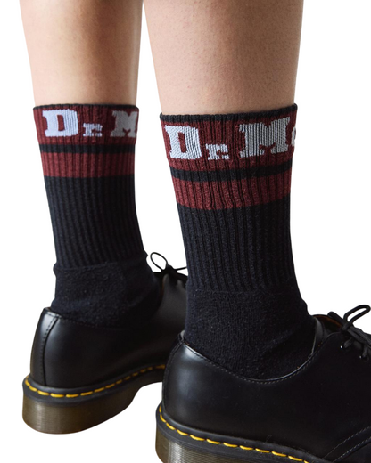 Dr. Martens Calzino Athletic Logo AC681004 Nero – Comfort Iconico
