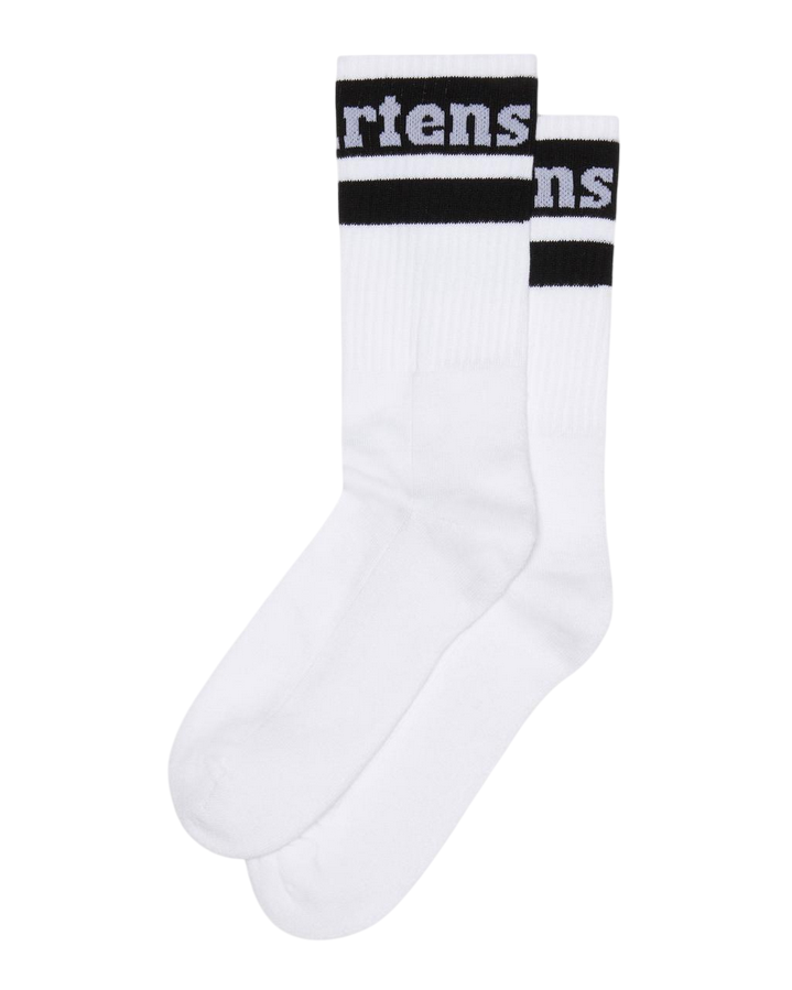 Dr. Martens Calzino Athletic Logo AC681104 Bianco – Comfort Iconico