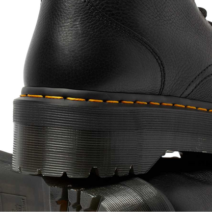 Dr. Martens Stivale anfibio con zeppa da donna in morbida pelle Pisa Jadon III 26378001 nero