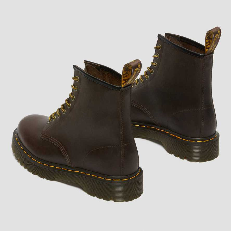 Dr. Martens Anfibio 1460 Bex Uomo Marrone Scuro Dark Brown - 27894201