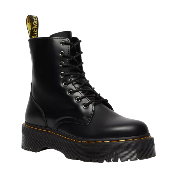 Dr. Martens Stivali Donna Jadon Platform Neri Zeppa 9cm - 15265001