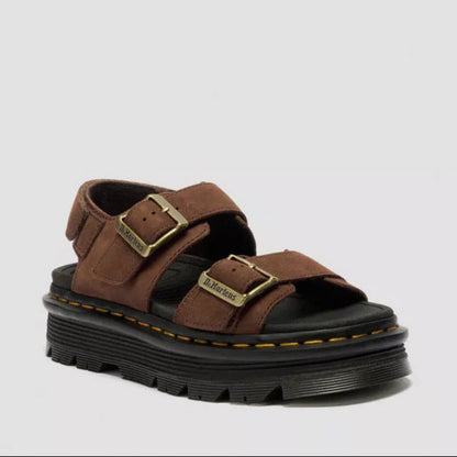 Dr. Martens Sandalo Donna Zeppa Zebzag Marrone - 42853200