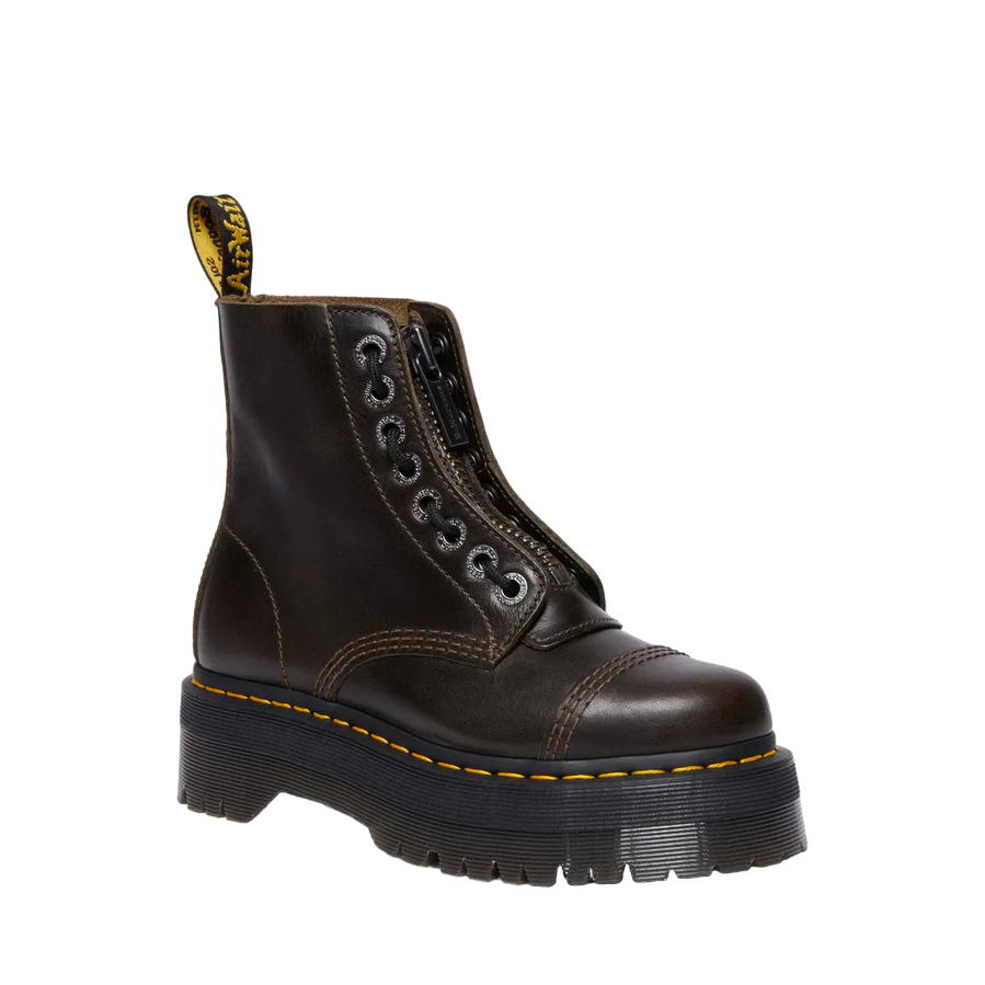Dr. Martens Stivale Sinclair 31993302 Tortora Platform Zip Donna