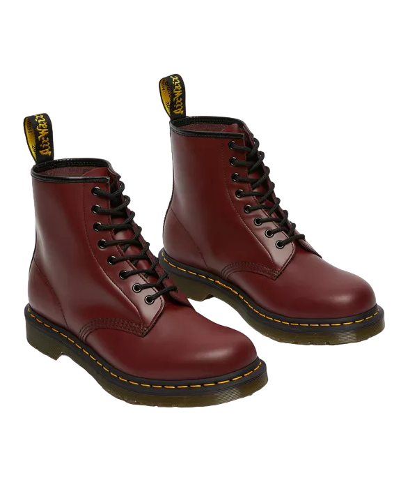 Dr. Martens 1460 Smooth Cherry Red - Anfibio Rosso Ciliegia Iconico