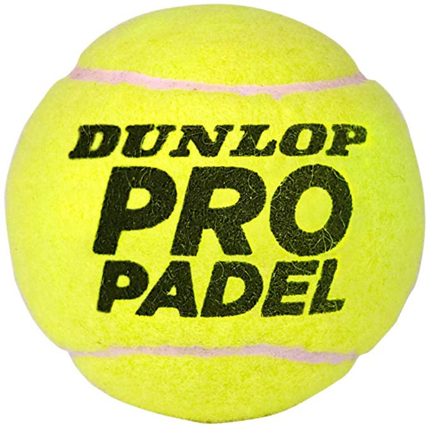 Dunlop Pro TB 3PET 601384 | Palline Padel Tubo 3 Omologate FIP