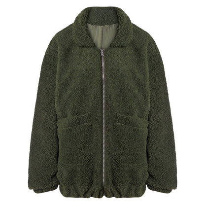 Giubbotto soft donna in cotone e lana
