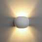 Universe Plaster Modern Double Emission Wall Sconce G9 Indoor Lamp