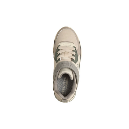 Skechers scarpa sneakers junior UNO Lite - Revival-Edge 417132L/OFWT latte