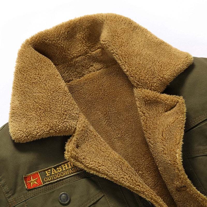 Giacca invernale uomo army military