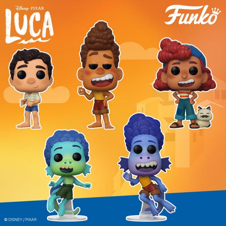 Funko Pop Disney Luca (1052) Giulia Marcovaldo und Machiavelli Vinylfigur Pixar