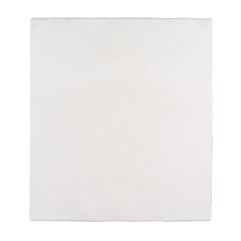 Coperta off-white e beige