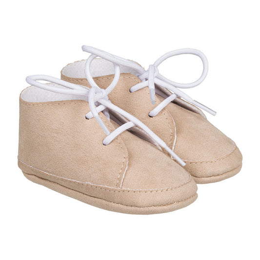 Beige suede shoes
