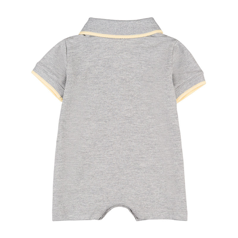 Pagliaccetto grigio con orsetto