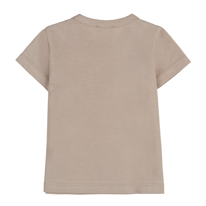 T-shirt in jersey marrone