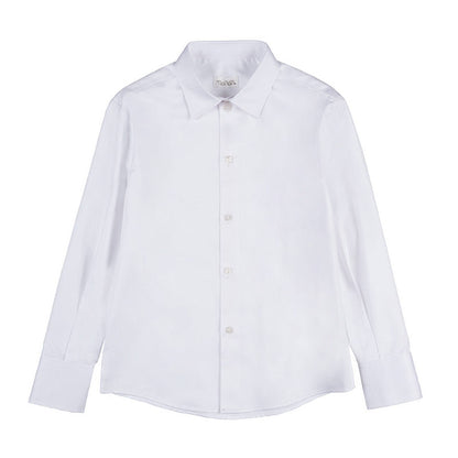 Camicia bianca a maniche lunghe