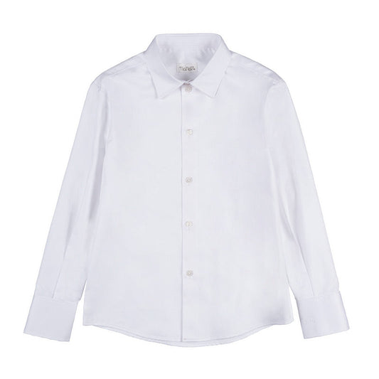 Camicia bianca a maniche lunghe