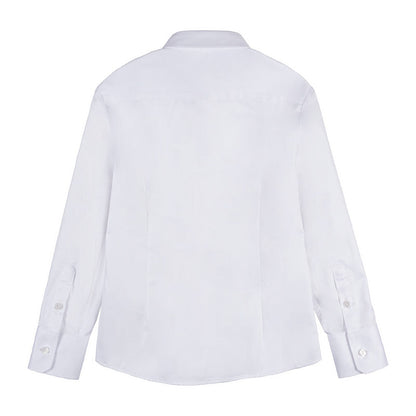 Camicia bianca a maniche lunghe