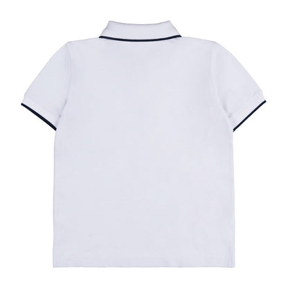 Polo bianca con ricamo