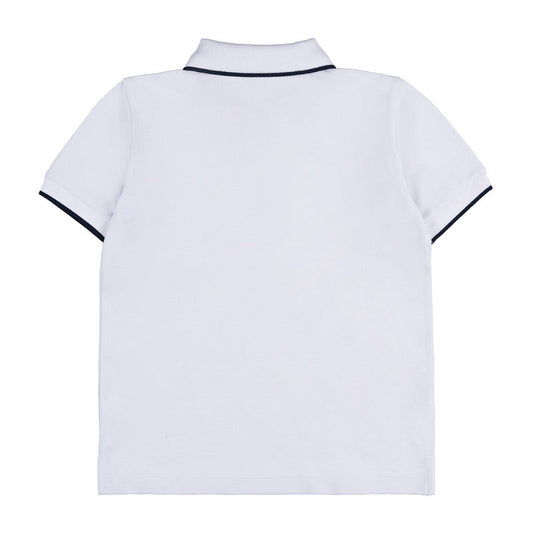 Polo bianca con ricamo