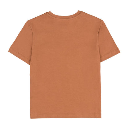 T-shirt marrone c/taschino