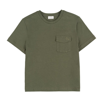 T-shirt verde c/taschino