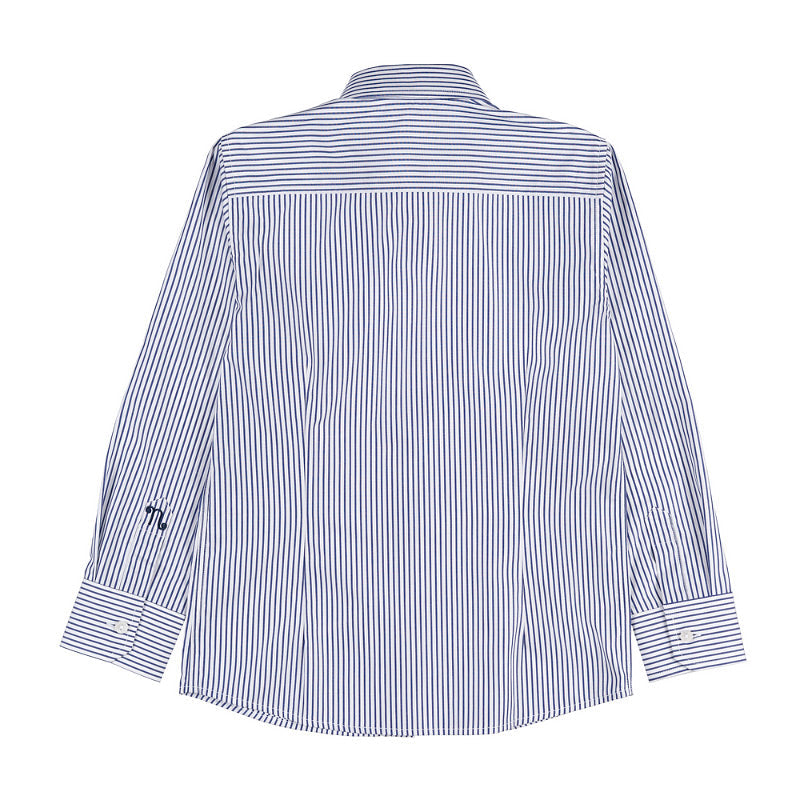 Camicia a righe blu