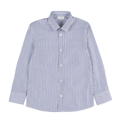 Camicia a righe blu